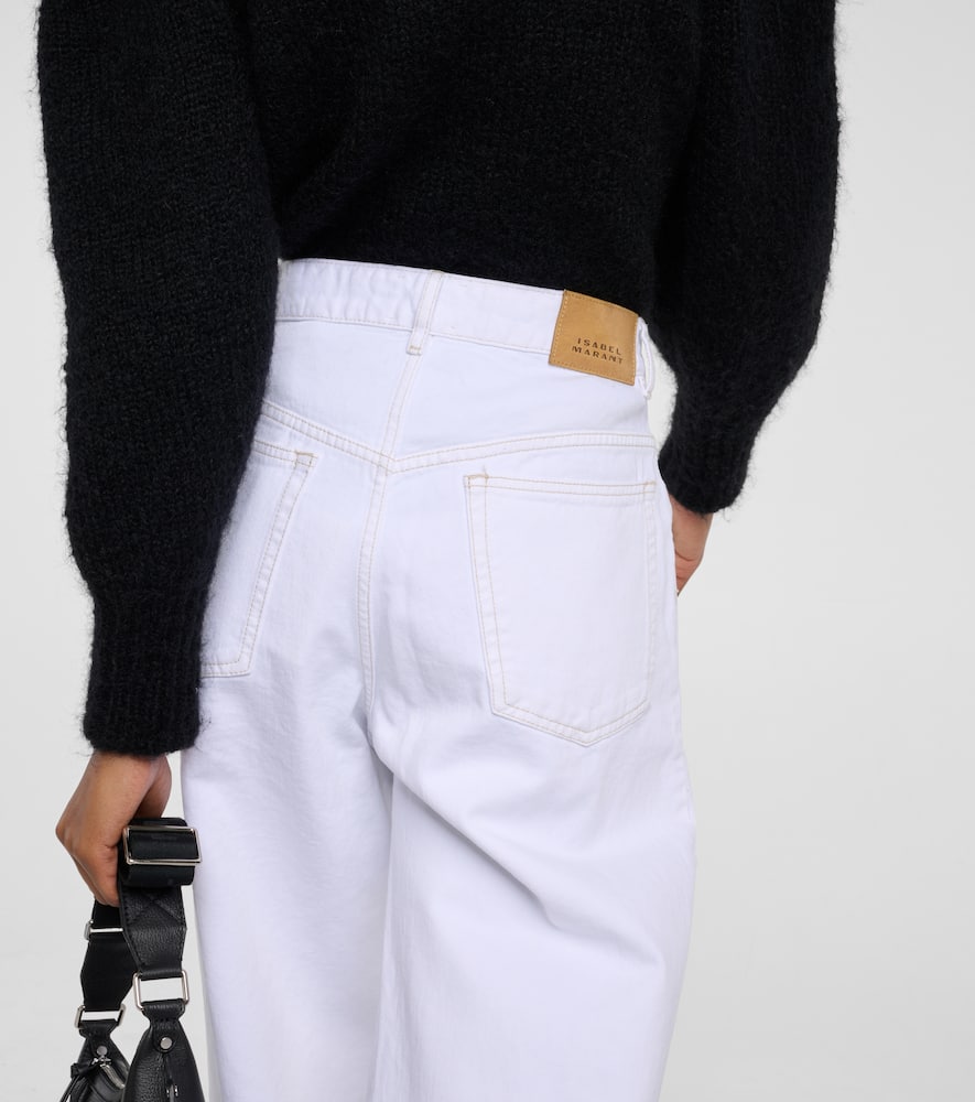 Vetan high-rise wide-leg jeans