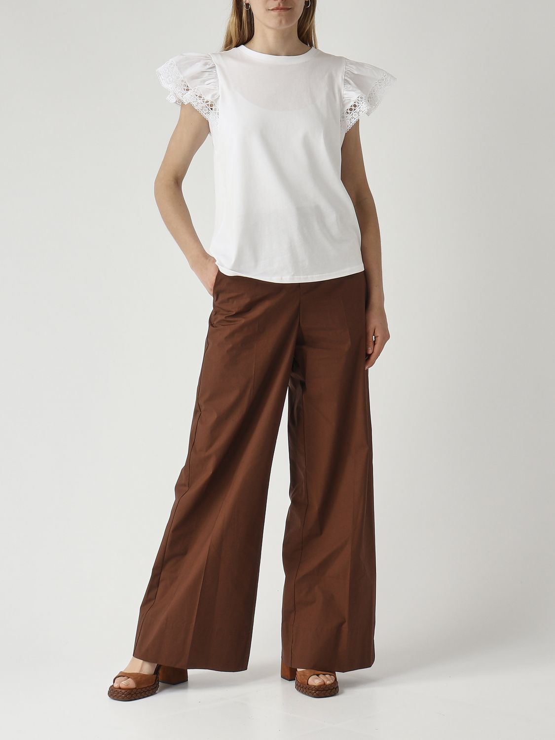 T-Shirt Woman color Coffee