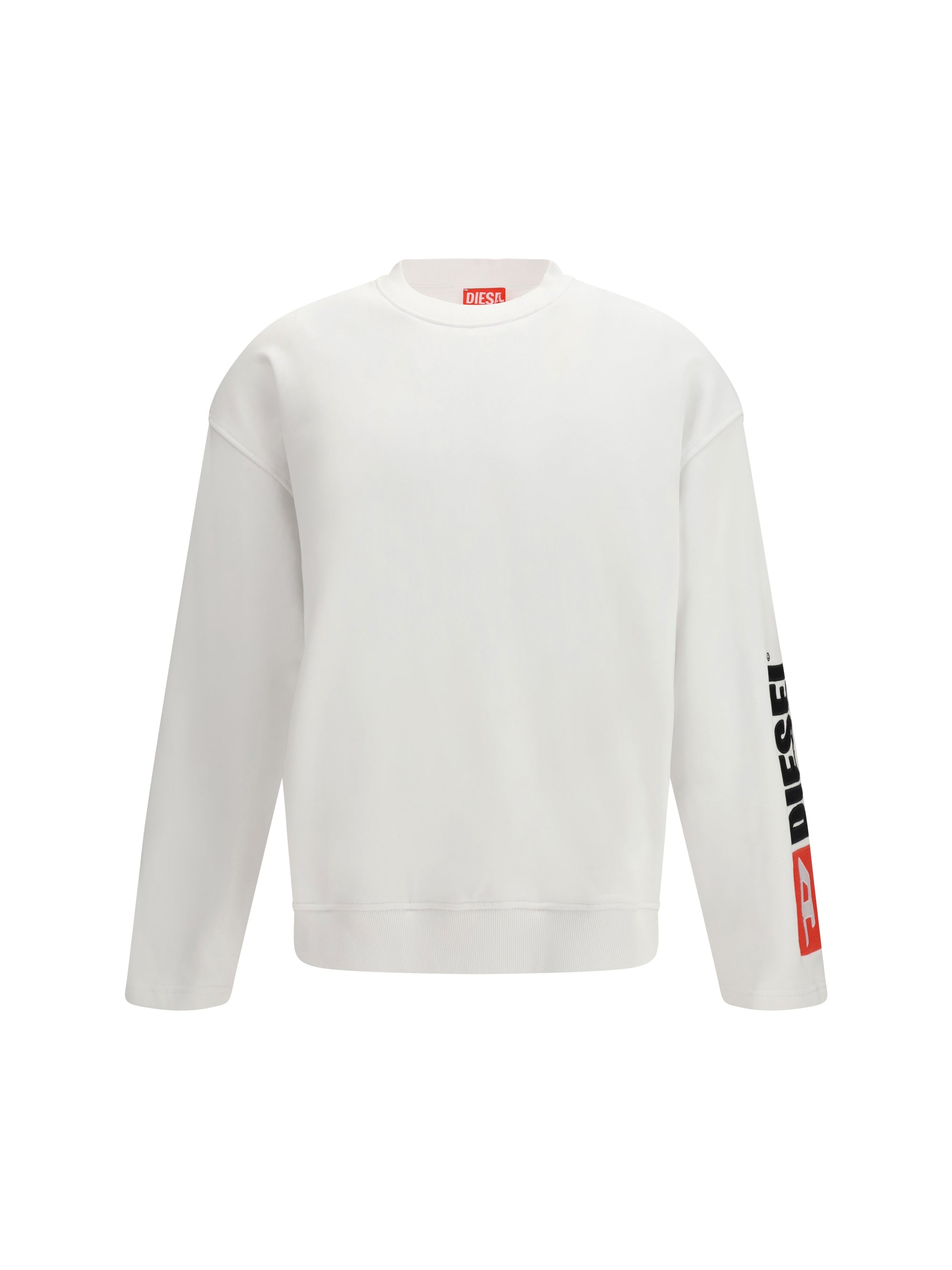 Logo-Printed Cotton Sweatshirt — White