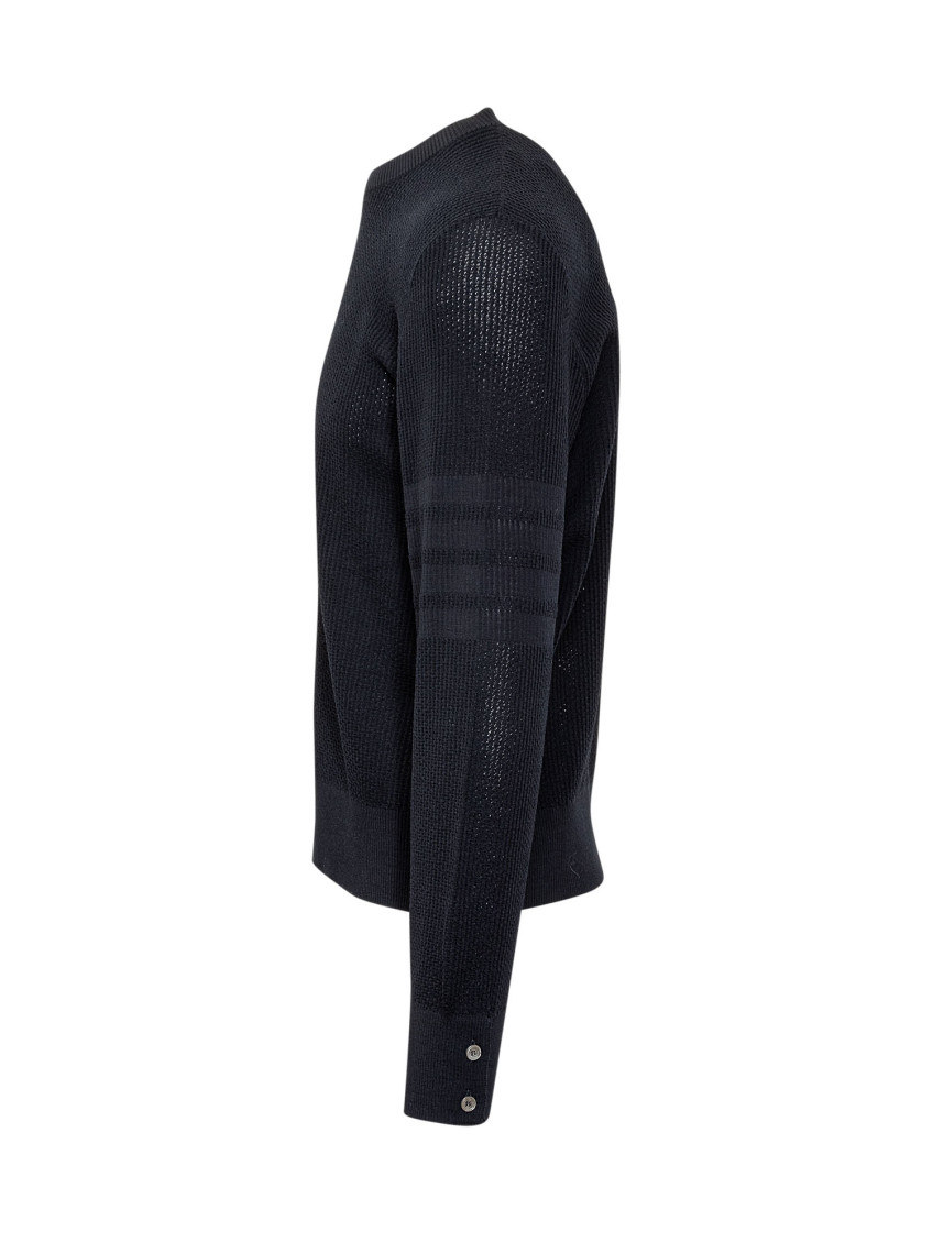 Virgin Wool 4bar Pullover