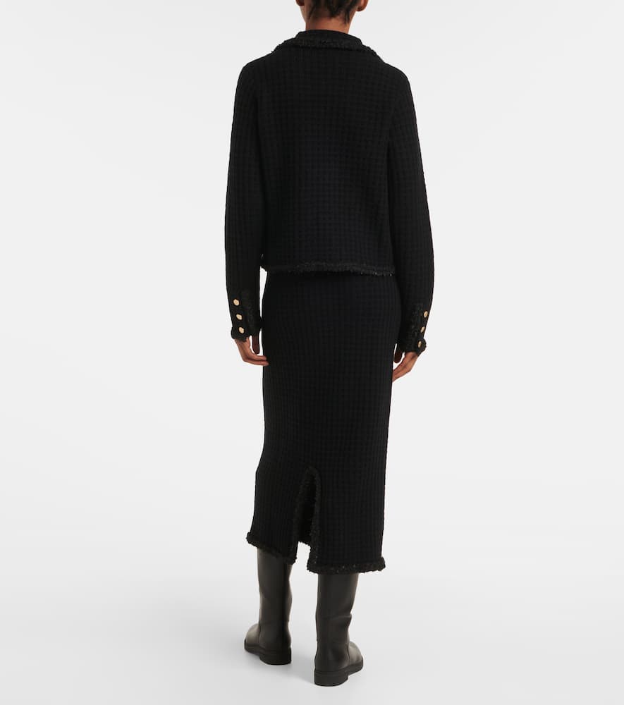 Wool and cashmere cardigan