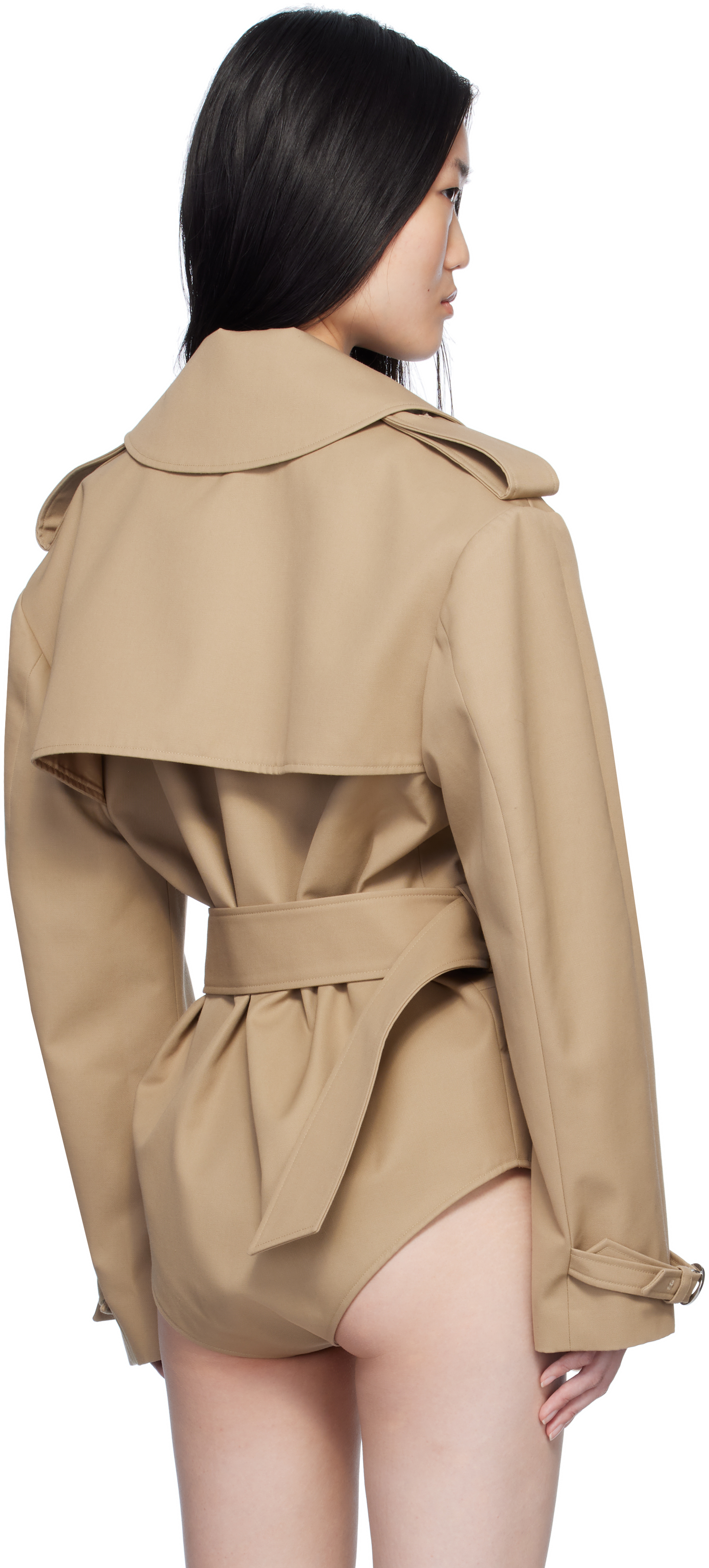 Coperni Beige Body Trench Coat