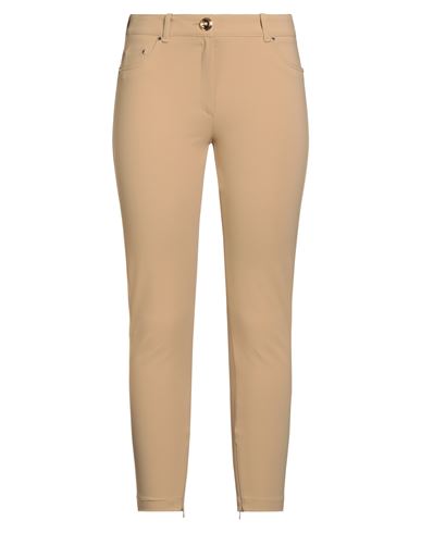 Woman Pants Sand Size 10 Polyamide, Elastane