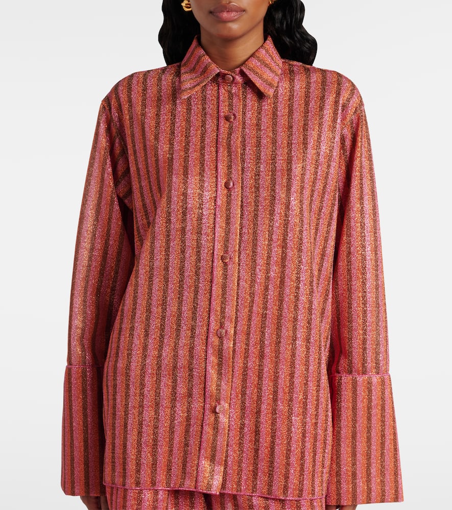 Oséree Lumière striped shirt
