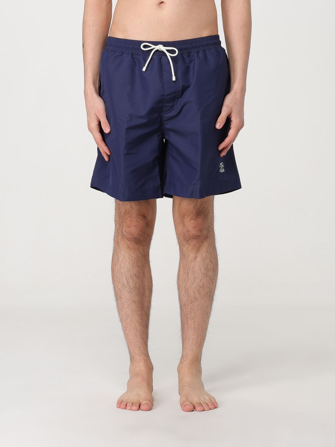 Swimsuit Men color Navy