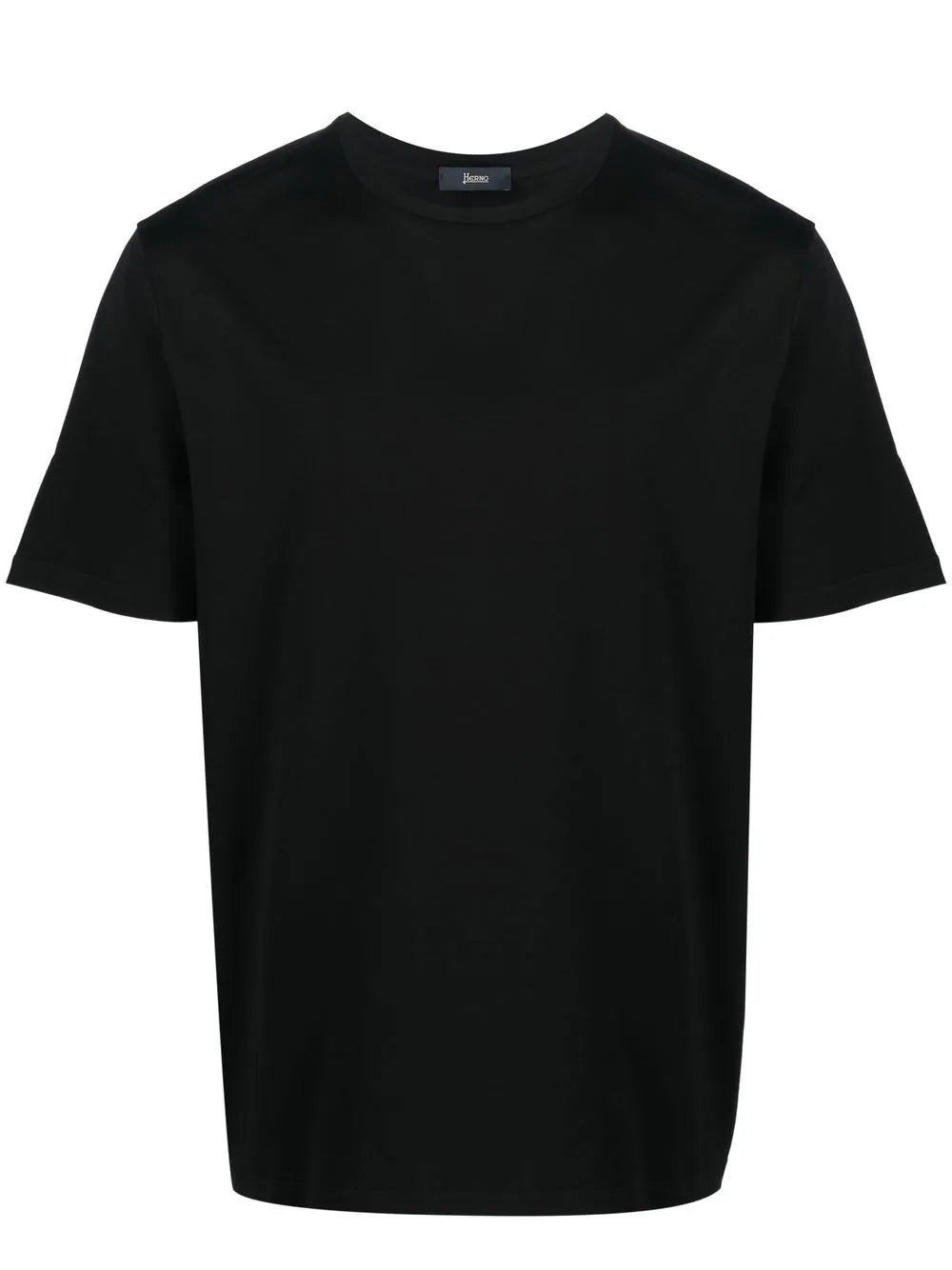 Stretch-Cotton T-Shirt — Black