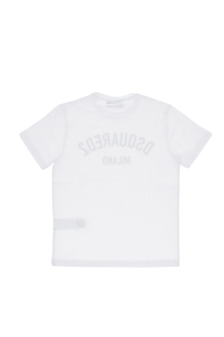 Boys White Logo T-Shirt