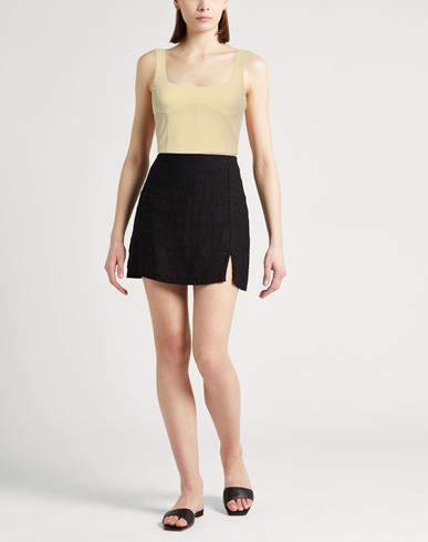 Woman Top Pastel yellow Size 8 Viscose, Polyester, Elastane