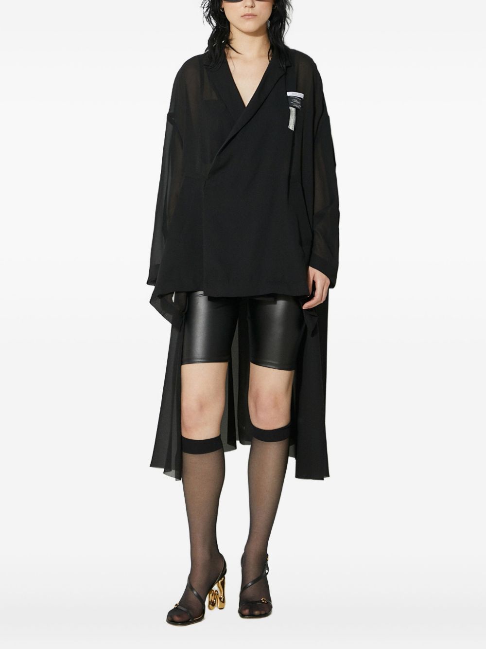 Asymmetrical top - Black