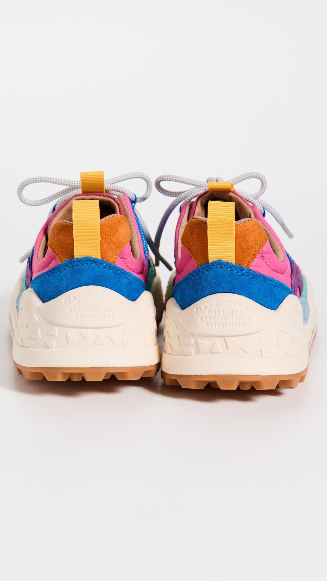 Washi Sneakers Orange-Green-Pink