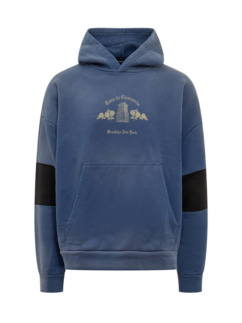Blue Graphic Hoodie