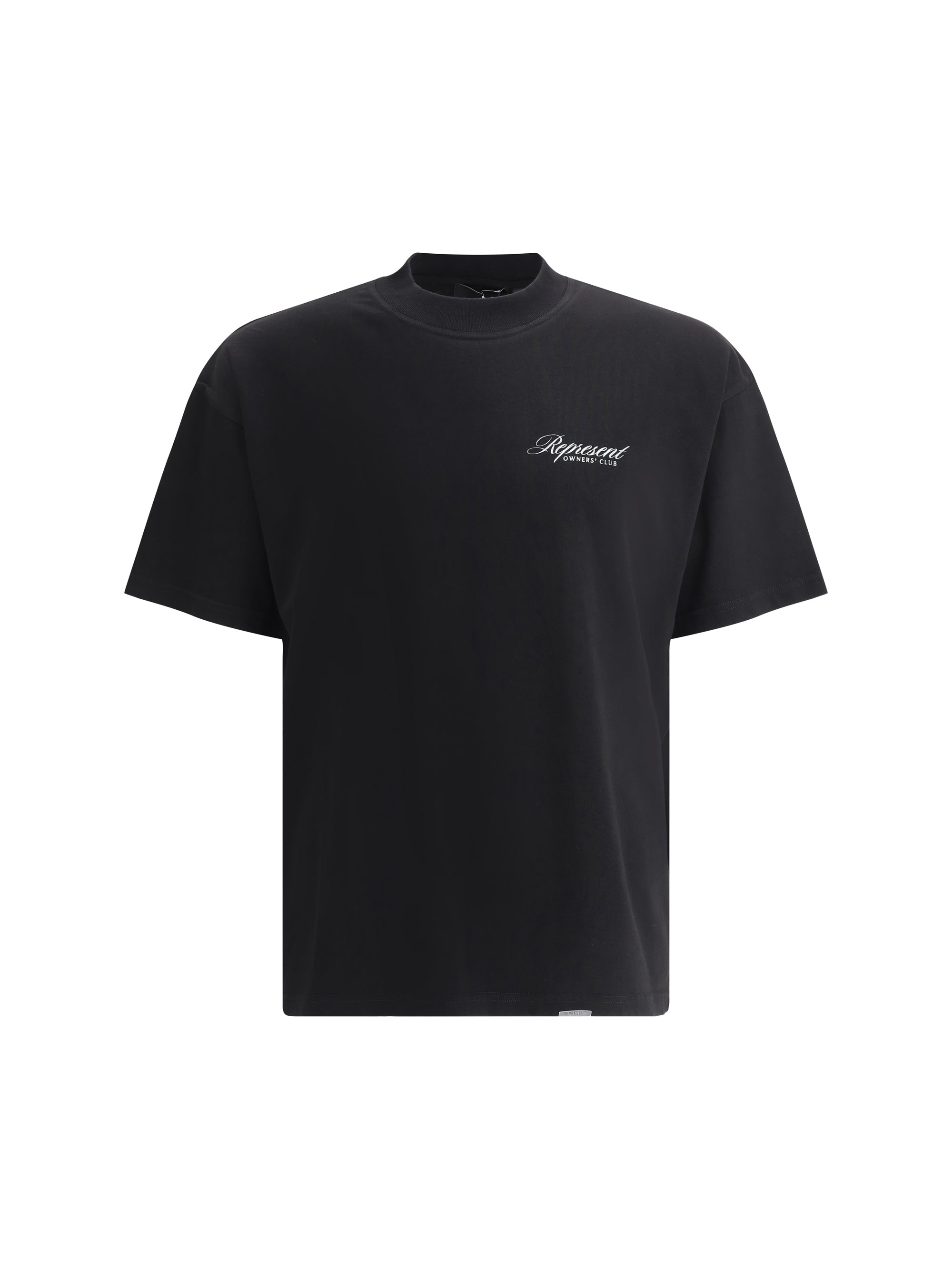 Logo-Embroidered Cotton T-Shirt — Black