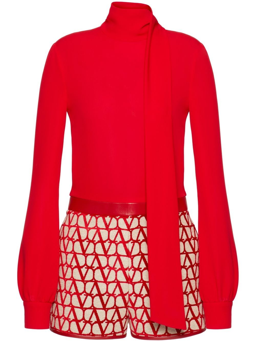 Toile Iconographe Light playsuit - Red