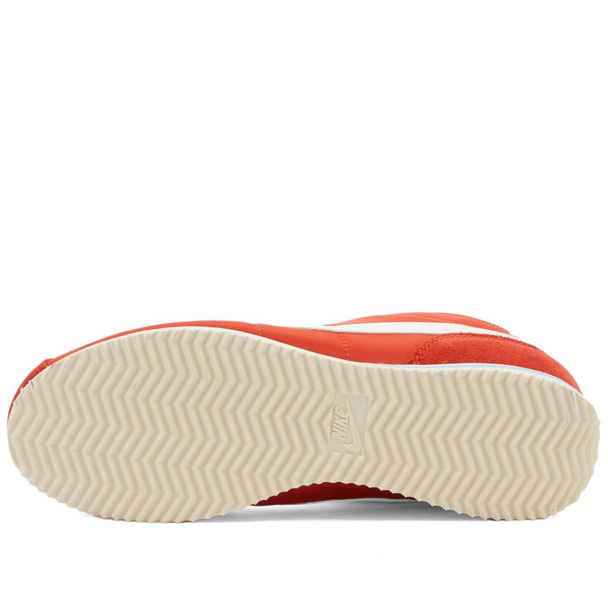 Women's W Cortez Txt Sneakers in Picante Red/University Blue/Coconut Milk, Size UK 5