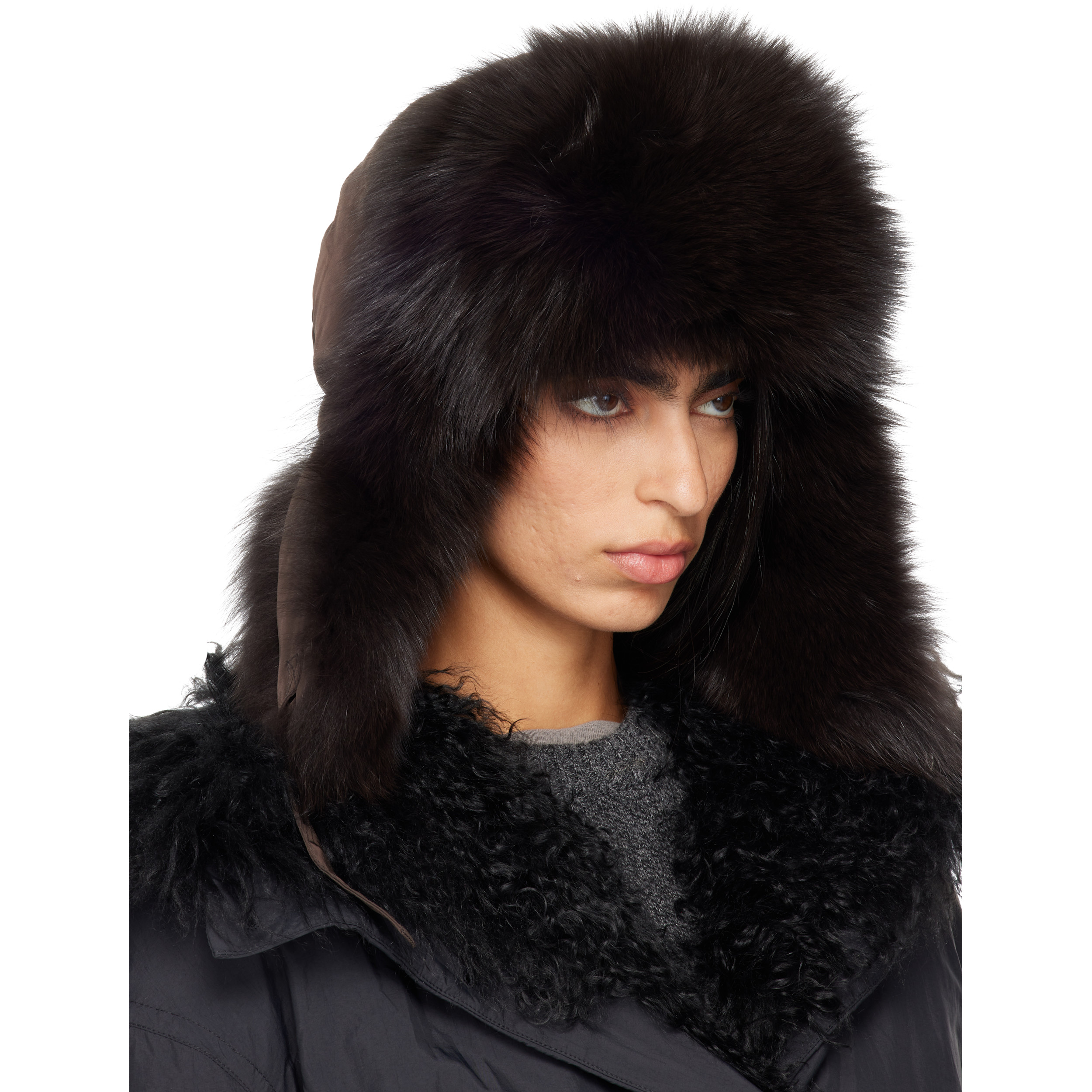 Brown Chapka Hat