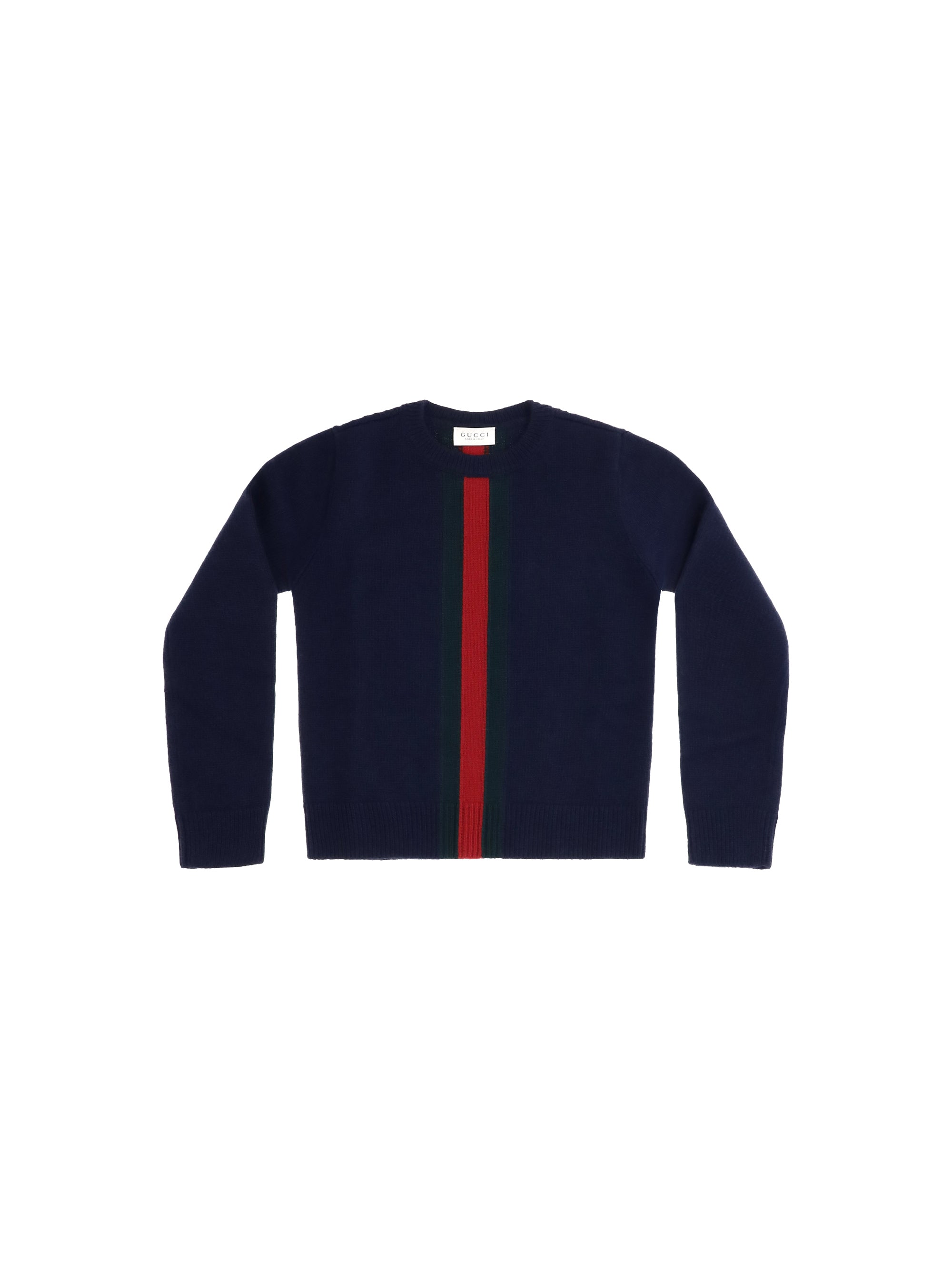 Web Stripe Sweater — Navy