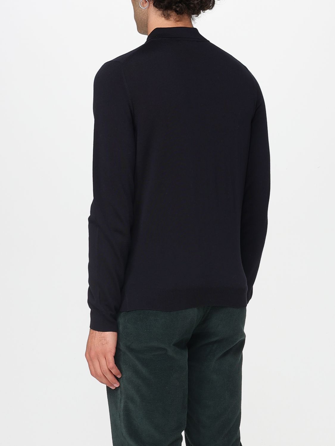 Polo Shirt Men color Black
