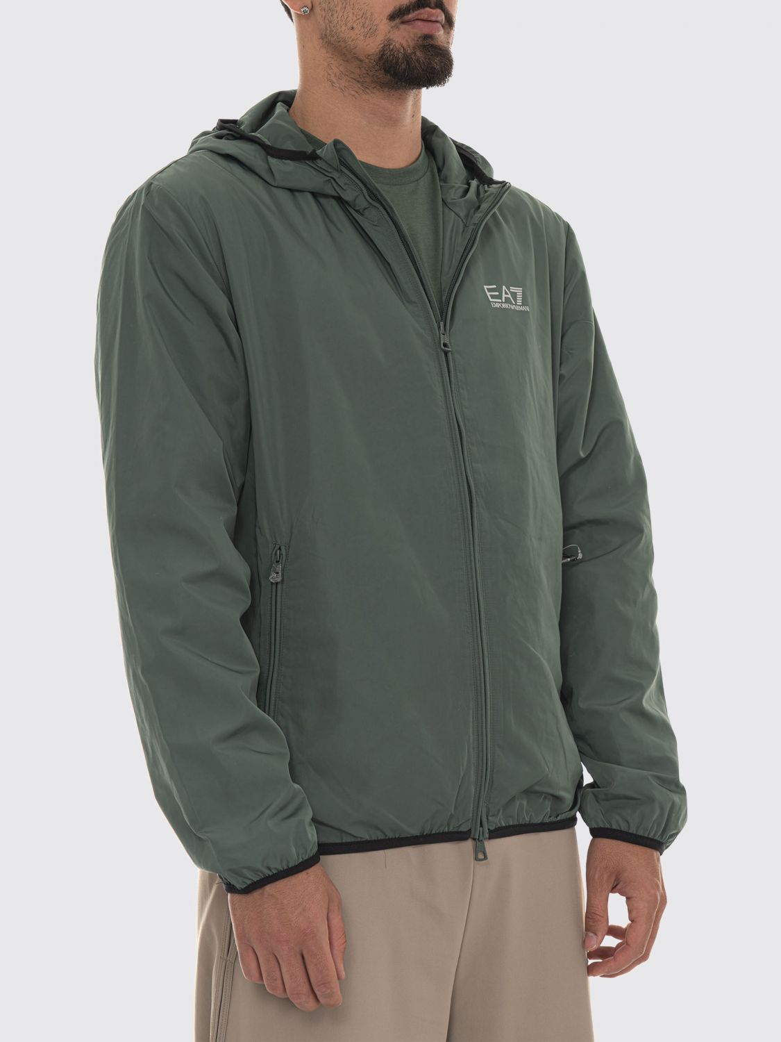 Jacket Men color Green