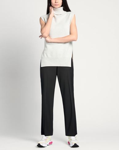 Woman Pants Black Size 14 Polyester, Viscose, Elastane