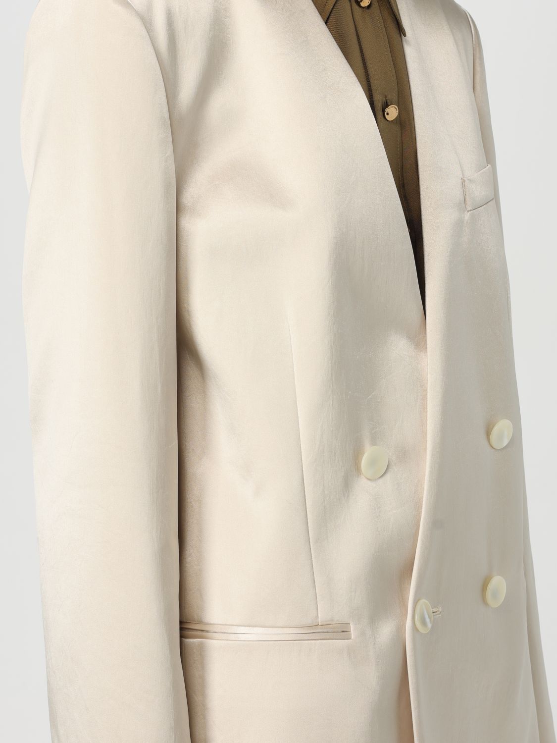 Blazer Woman color Yellow Cream