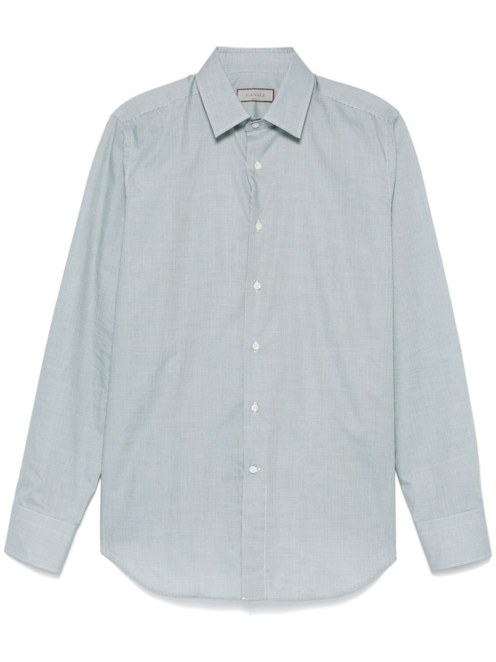 Mini-check shirt - Green