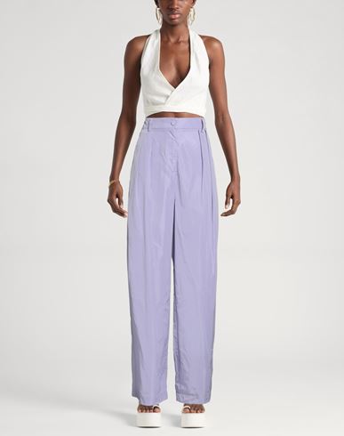 Woman Pants Lilac Size 4 Polyester