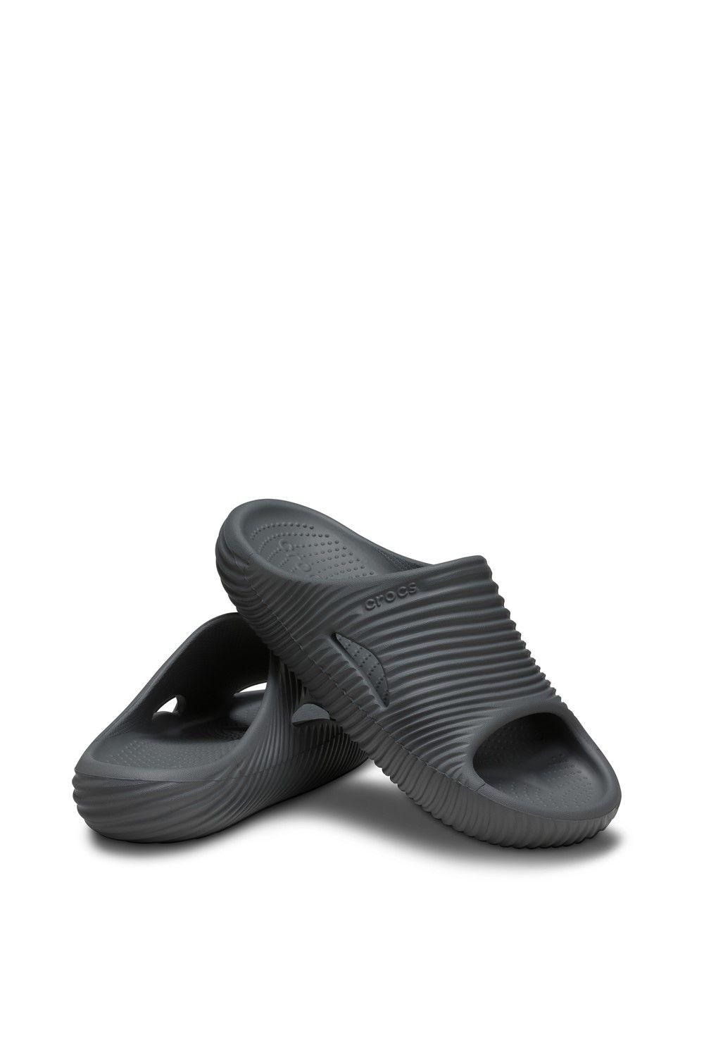 Crocs Mellow Tide Recovery Slide In Grey