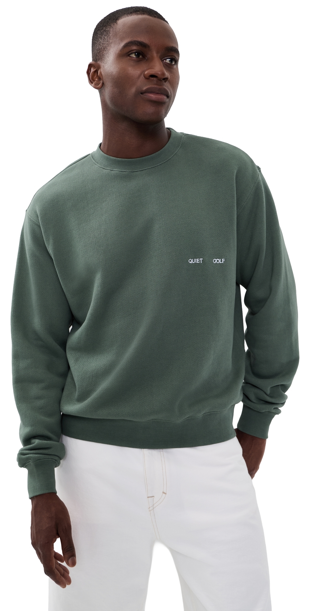 Wordmark Crew Neck Sweatshirt Fern