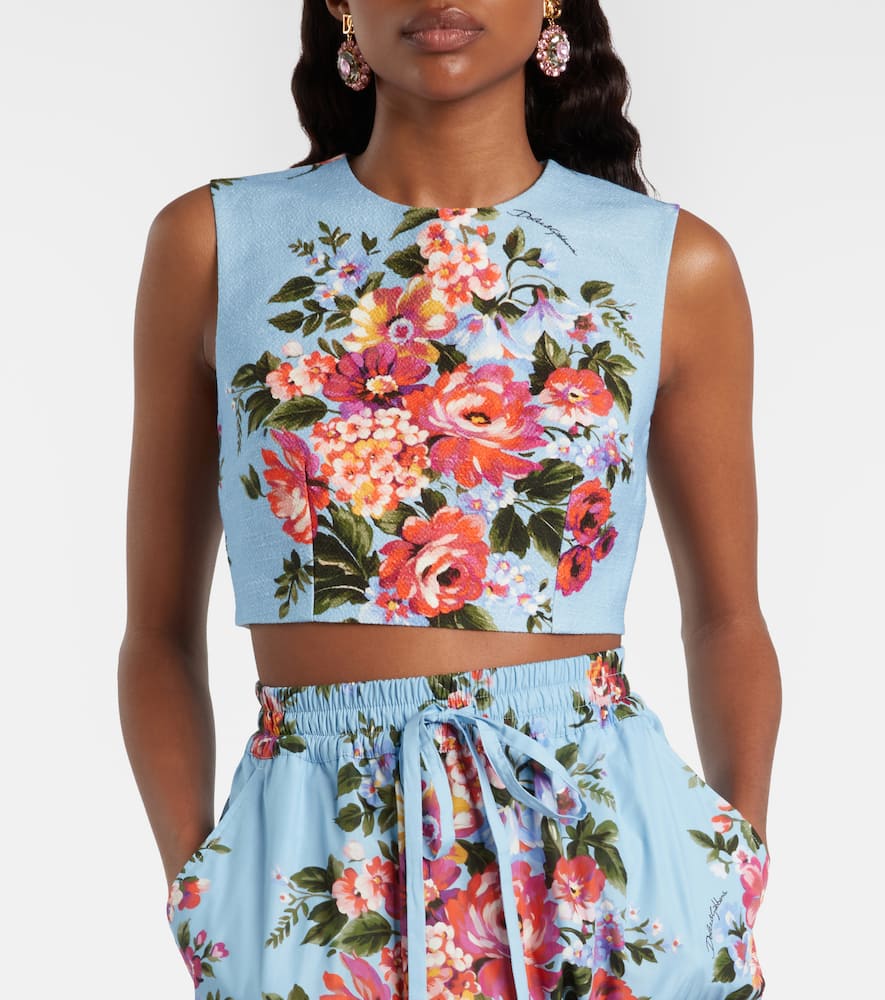 Floral cotton top