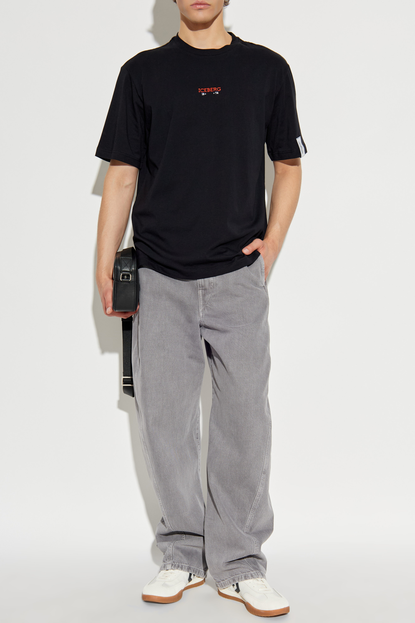 T-shirt With Print, Men's, Black