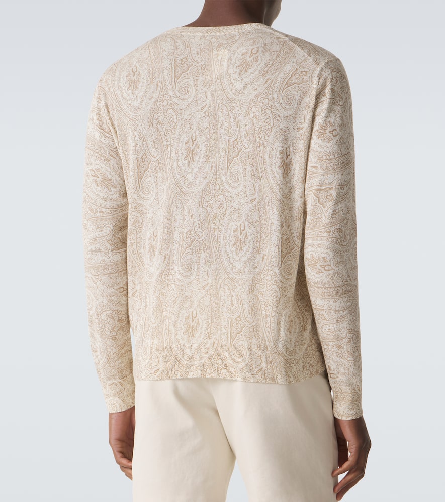 Cotton and silk sweater