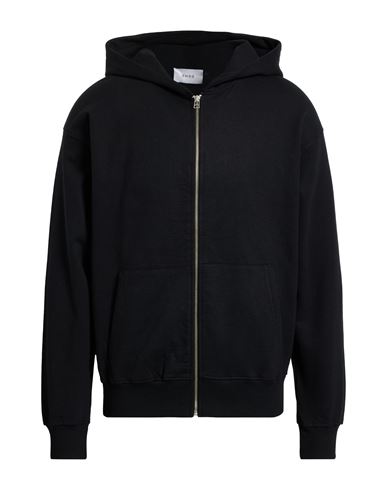 Man Sweatshirt Black Size S Cotton, Polyester