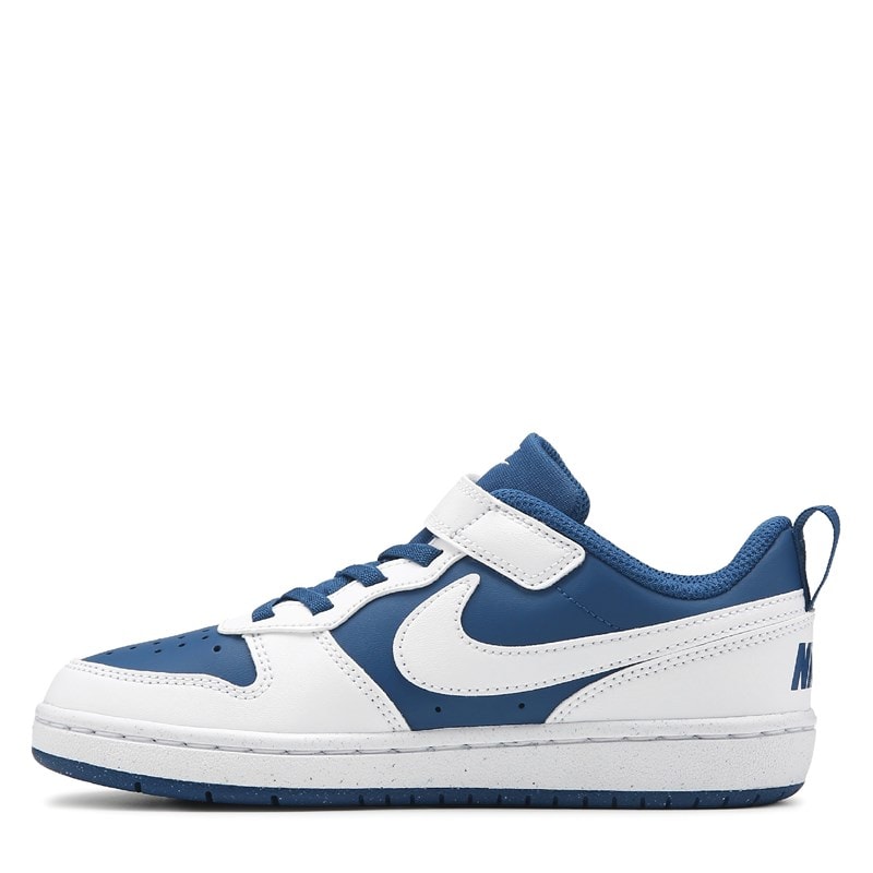 Kids' Court Borough Recraft Low Top Sneaker Little Kid Shoes (White/Blue)