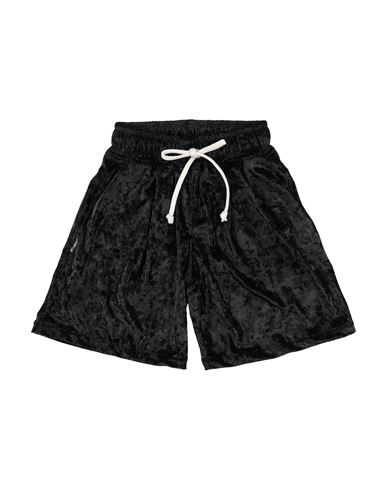 Kid Girl Shorts & Bermuda Shorts Black Size 14 Polyester, Elastane