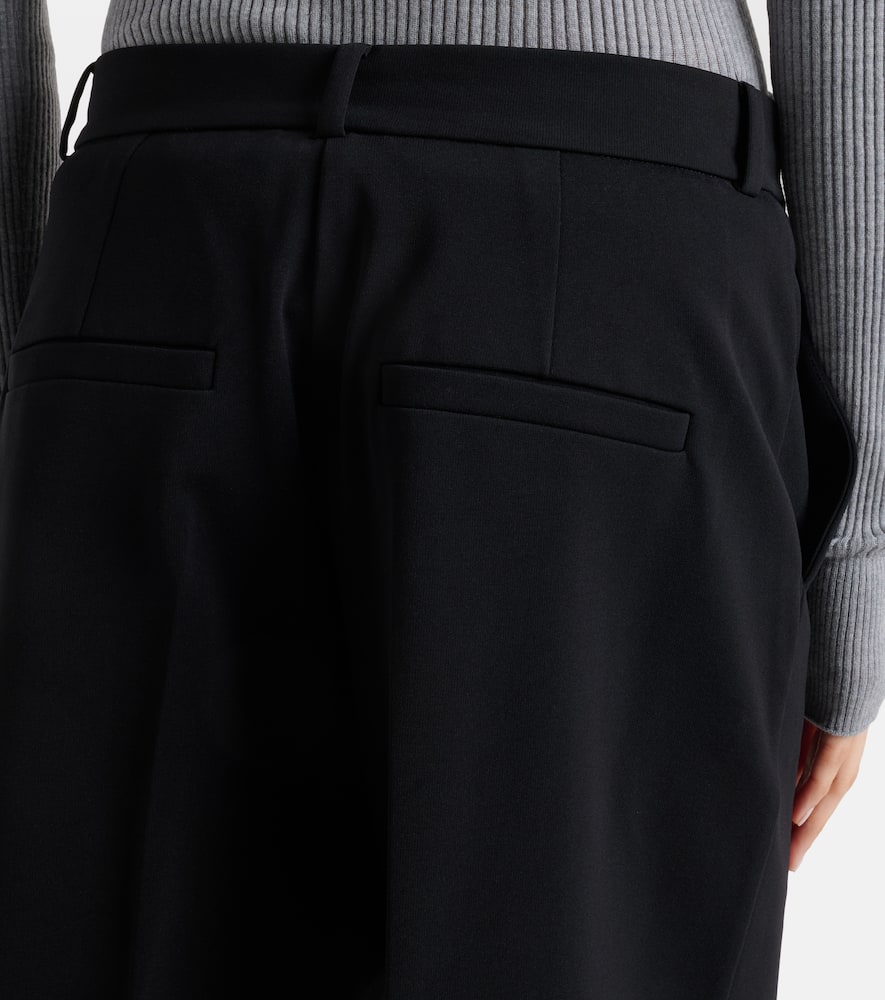 Vetusta crêpe wide-leg pants