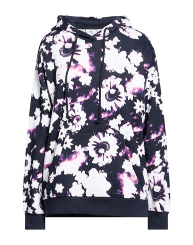Woman Sweatshirt Purple Size 10 Cotton, Recycled polyester