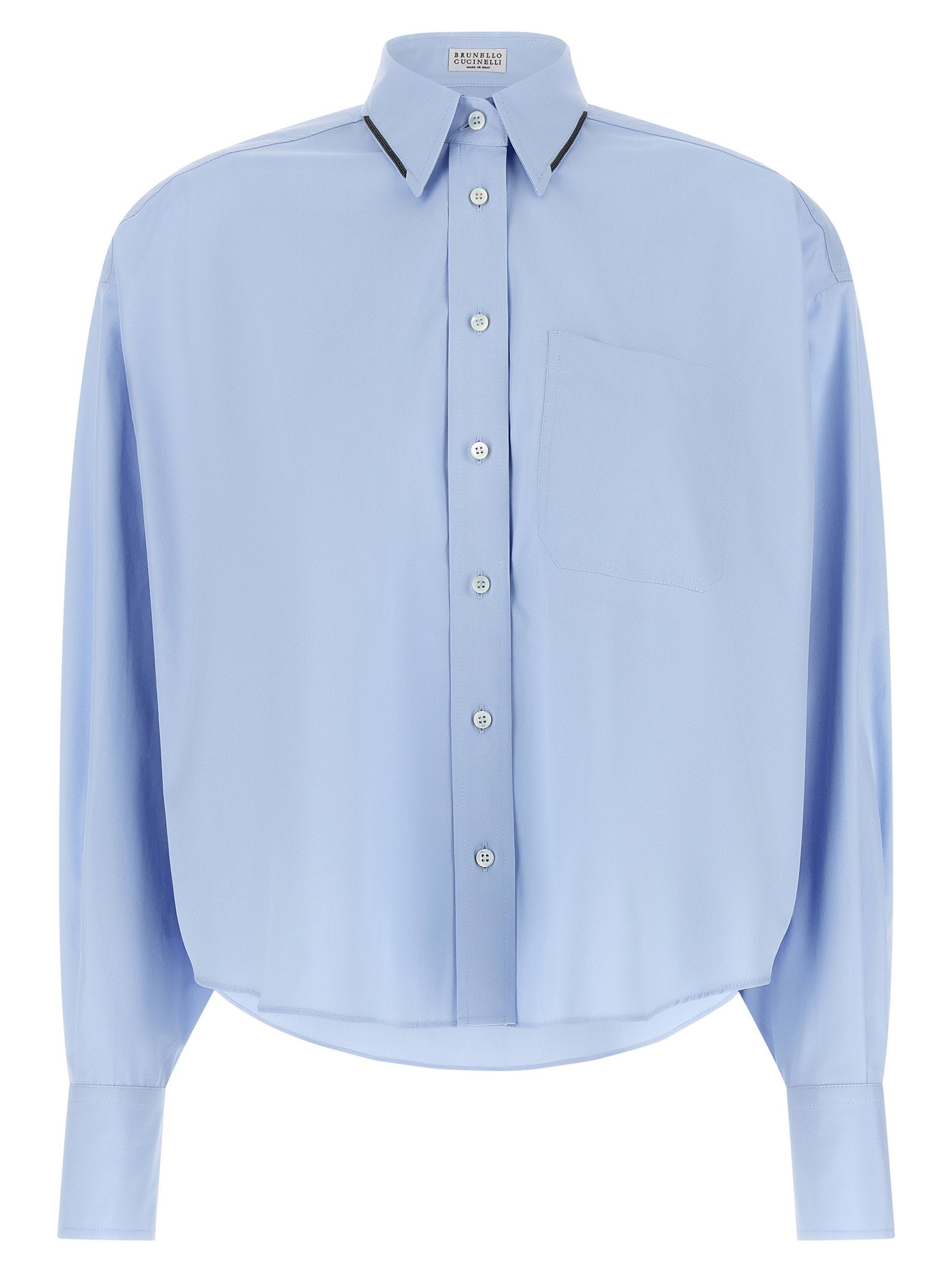 Shiny Trim Shirt