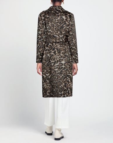 Woman Coat Camel Size 12 Acrylic, Polyester, Viscose, Wool, Polyamide