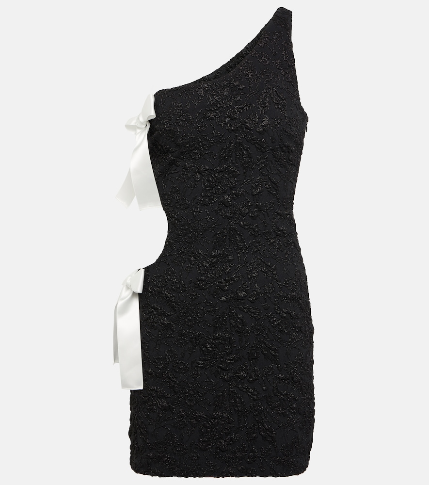 Cutout bow minidress
