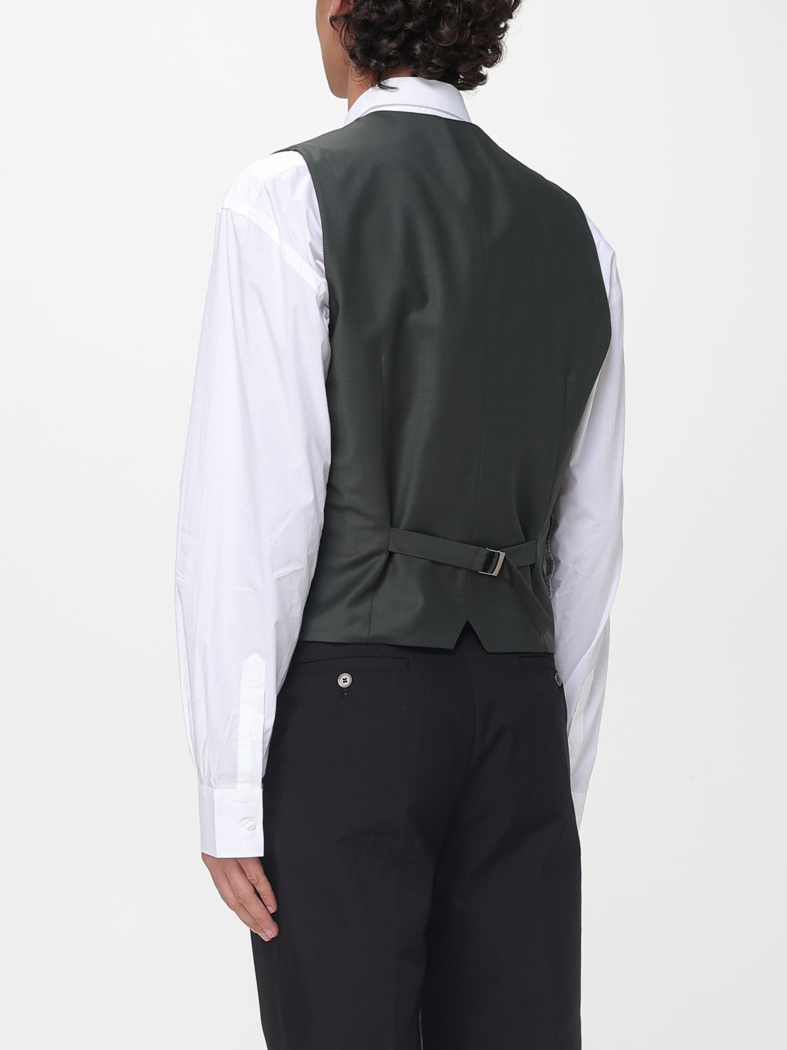 Suit Vest Men color Green