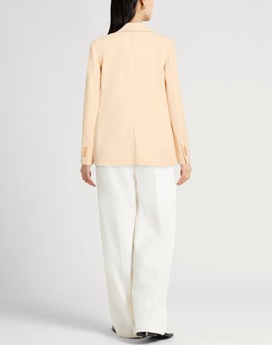 Woman Blazer Beige Size 8 Polyester, Elastane