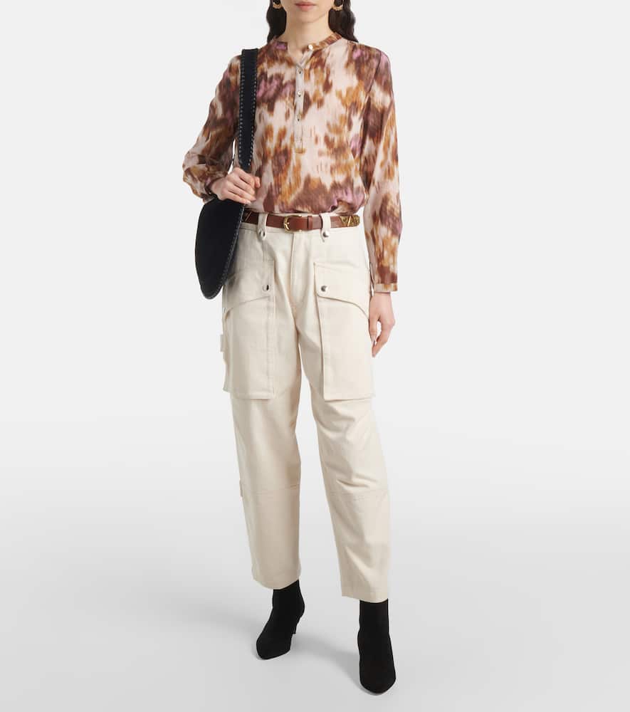 Jannick low-rise cotton cargo pants