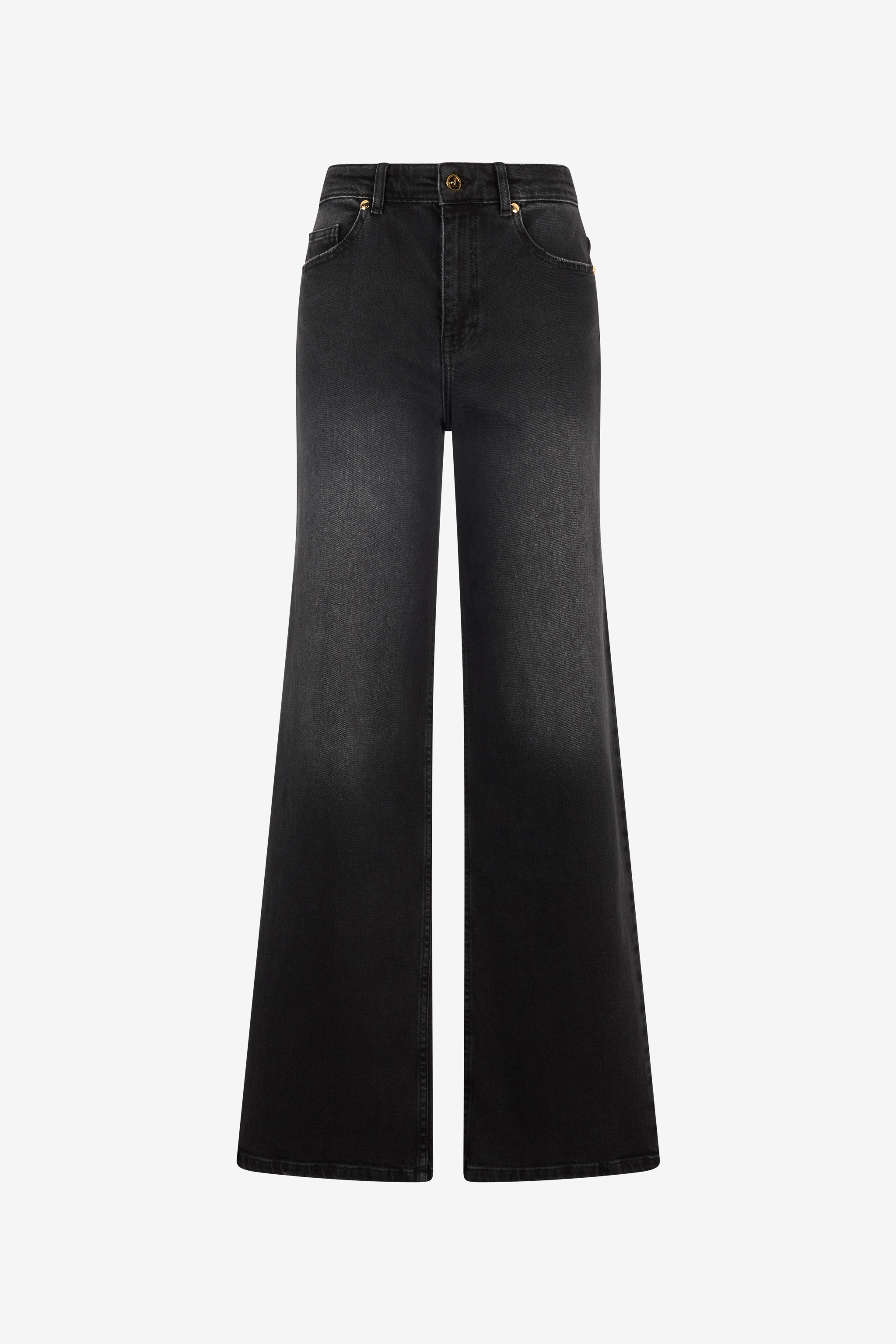 Jeans With Logo On The Back