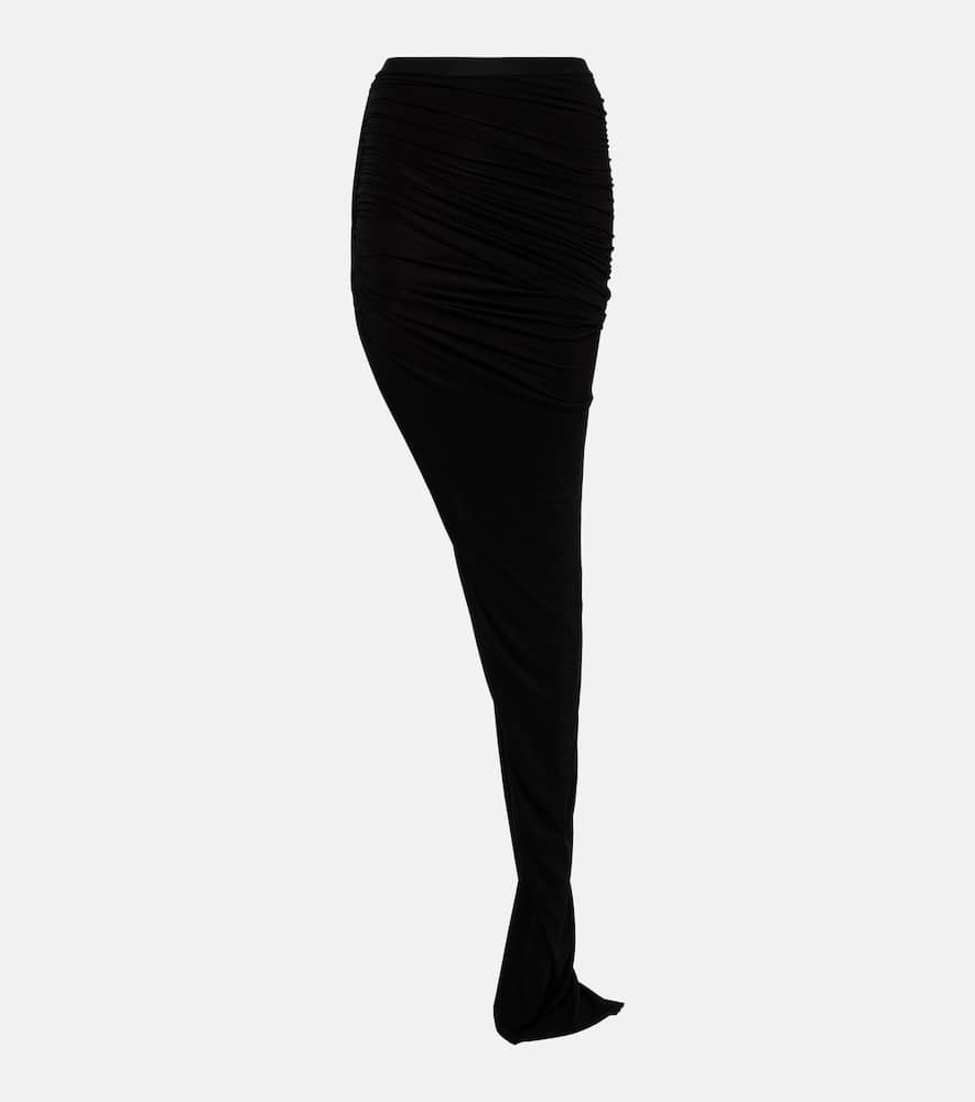 Edfu ruched maxi skirt
