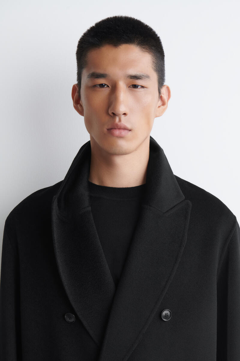 Tailored Double-Faced Cashmere Coat