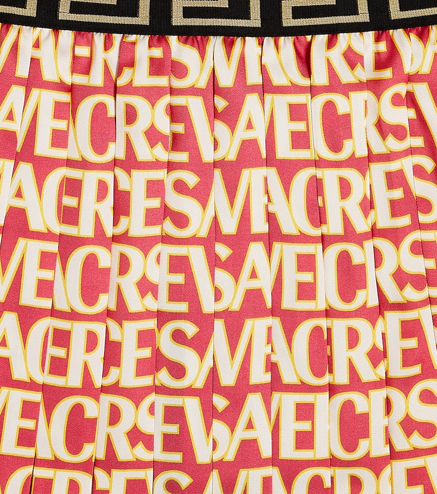 Versace Allover pleated skirt