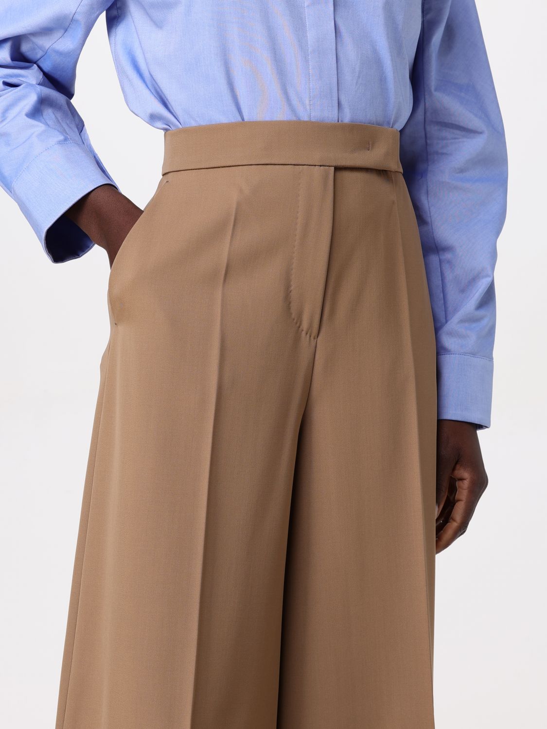Pants Woman color Camel