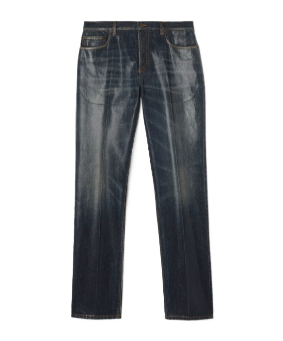 Slim Coated Jeans