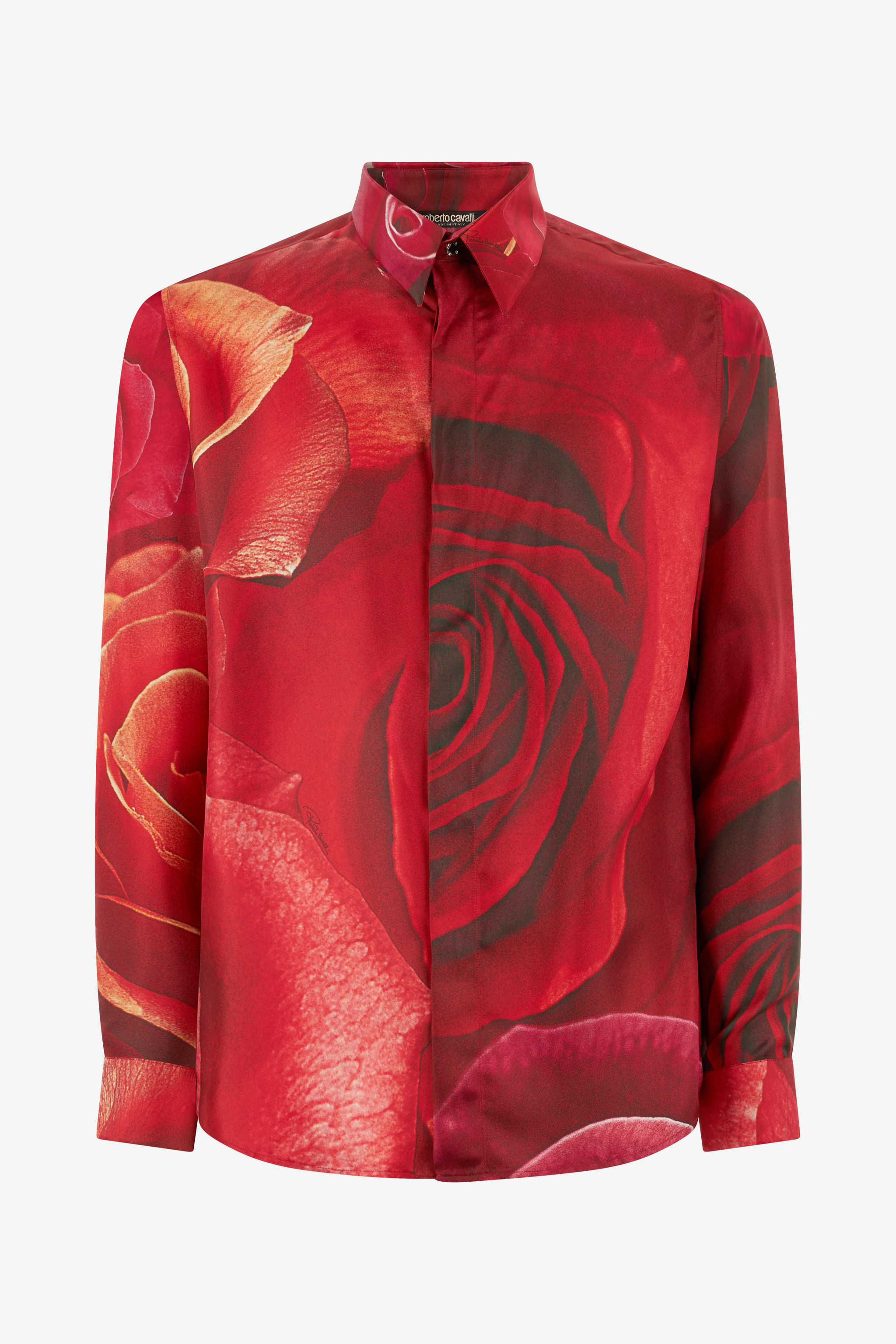 Shirt With Garden Rose Print