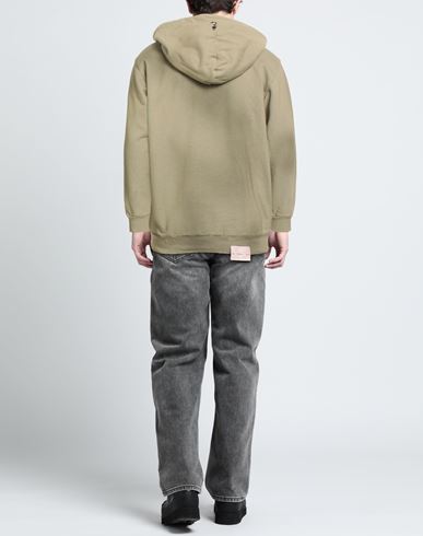 Man Sweatshirt Military green Size S Cotton